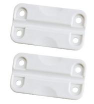 Dobradiças de plástico para caixas de gelo Igloo 24012 (1 par) brancas