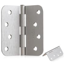 Dobradiças de porta AmzGod Nickel 4x4 polegadas, níquel escovado, pacote com 18 Dobradiças de porta AmzGod Nickel 4x4 polegadas, níquel escovado, pacote com 18