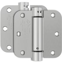 Dobradiças de porta Bubxo com fechamento automático de 3,5 polegadas em níquel escovado, pacote com 2