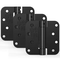 Dobradiças de porta com fechamento automático Treasem Auto Closing 4x4", pacote com 3