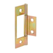 Dobradiças de porta dobráveis PRIME-LINE N 6656, pacote com 2 dobradiças de latão Dobradiças de porta dobráveis PRIME-LINE N 6656, pacote com 2 dobradiças de latão