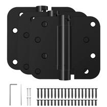 Dobradiças de porta HOSOM, fecho automático, 10 cm, carregadas por mola, pacote com 3