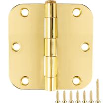 Dobradiças de porta JIW 18, pacote para portas interiores, latão polido de 8,9 cm Dobradiças de porta JIW 18, pacote para portas interiores, latão polido de 8,9 cm