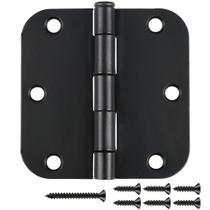 Dobradiças de porta JIW Matte Black, pacote com 30, 9 x 9 cm, pesadas Dobradiças de porta JIW Matte Black, pacote com 30, 9 x 9 cm, pesadas