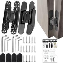 Dobradiças de porta ocultas Pacify Bige 15 cm, 2 peças, balanço de 180