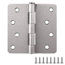 Dobradiças de porta, pacote com 10, Design House, aço, níquel acetinado de 4 x 4 polegadas