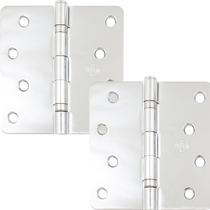 Dobradiças de porta Stone Harbor Hardware de 10 cm Ball-Bearing Chrome
