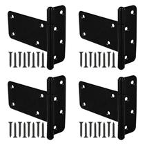 Dobradiças de porta T-Strap Shed Wmebee de 5 polegadas, pacote com 4 unidades, Heavy Duty
