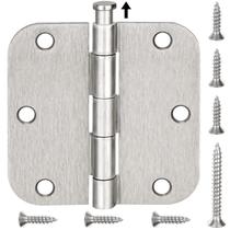Dobradiças de porta TICONN de 3,5", pino removível de níquel acetinado, pacote com 30 Dobradiças de porta TICONN de 3,5", pino removível de níquel acetinado, pacote com 30