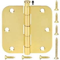 Dobradiças de porta TICONN, pacote com 48, 9 cm, ferro dobrável, residencial