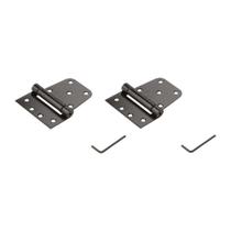 Dobradiças de portão National Hardware N342-592 8,9 cm pretas Dobradiças de portão National Hardware N342-592 8,9 cm pretas
