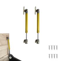 Dobradiças de segurança Soft Close Gas Strut 100N para caixa de brinquedos, pacote com 2