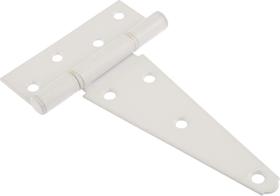 Dobradiças em T Heavy Duty Hillman, 15 cm brancas, pacote com 2 Dobradiças em T Heavy Duty Hillman, 15 cm brancas, pacote com 2