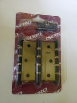 Dobradiças ferro LO pino bola 3 1/23" c/4 aneis