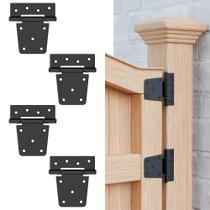Dobradiças Gate Hinges TRIPLE DEER 3,5" Heavy Duty Black, pacote com 4