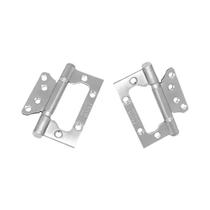 Dobradiças Invisíveis De Aço Inoxidável De 4 Polegadas 2PCS Com Rolamentos Reforçados Para Portas E Dobradiças Invisíveis De Aço Inoxidável De 4 Polegadas 2PCS Com Rolamentos Reforçados Para Portas E