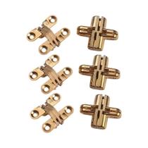 Dobradiças Invisíveis Para Portas 4Pcs/6PCS Instalação De Embutir Para Portas De Madeira Dobráveis Dobradiças Invisíveis Para Portas 4Pcs/6PCS Instalação De Embutir Para Portas De Madeira Dobráveis