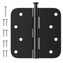 Dobradiças Luxbaro 10 cm Pretas, Kit com 3 Peças, Pino Removível Dobradiças Luxbaro 10 cm Pretas, Kit com 3 Peças, Pino Removível