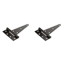 Dobradiças National Hardware N129-155 V286 Extra Heavy T pretas 6" Dobradiças National Hardware N129-155 V286 Extra Heavy T pretas 6"