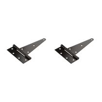 Dobradiças National Hardware N129-213 V286 Extra Heavy T Black, pacote com 2 unidades
