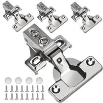 Dobradiças para armário BESTEEL sobreposição de 1/2" com fechamento suave 105