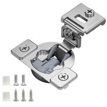 Dobradiças para armário BURKS sobreposição de 3,5 cm com fechamento suave, 2 unidades Dobradiças para armário BURKS sobreposição de 3,5 cm com fechamento suave, 2 unidades