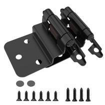Dobradiças para armário Chibery embutidas 3/8" com fechamento automático, preto fosco Dobradiças para armário Chibery embutidas 3/8" com fechamento automático, preto fosco
