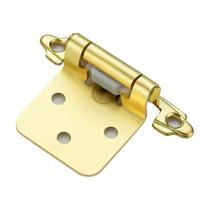 Dobradiças para armário JOY DECOR sobreposição de 1/2" douradas, pacote com 10
