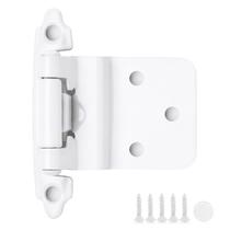 Dobradiças para armário Ravinte Decor 3/8" embutidas, fechamento automático, brancas Dobradiças para armário Ravinte Decor 3/8" embutidas, fechamento automático, brancas