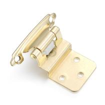 Dobradiças para armário Vallecloud 3/8" embutidas, níquel, fechamento automático Dobradiças para armário Vallecloud 3/8" embutidas, níquel, fechamento automático