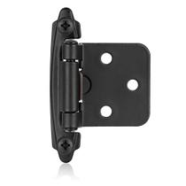 Dobradiças para Armário Vallecloud Preto Fosco com Fechamento Automático 1/2" Dobradiças para Armário Vallecloud Preto Fosco com Fechamento Automático 1/2"