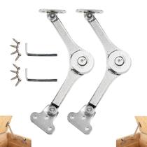 Dobradiças para caixa de brinquedos APFFSY com fechamento suave e suporte para tampa 22,5 kg Dobradiças para caixa de brinquedos APFFSY com fechamento suave e suporte para tampa 22,5 kg