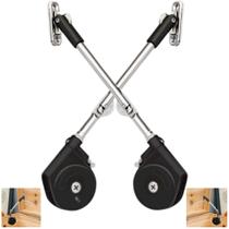 Dobradiças para caixa de brinquedos Hingex com fechamento suave 105 e suporte para tampa - 2 unidades Dobradiças para caixa de brinquedos Hingex com fechamento suave 105 e suporte para tampa - 2 unidades