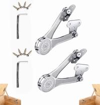 Dobradiças para Caixa de Brinquedos Hingex com Fechamento Suave, Ajustáveis, Kit com 2 Dobradiças para Caixa de Brinquedos Hingex com Fechamento Suave, Ajustáveis, Kit com 2