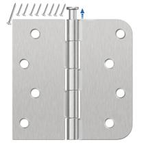 Dobradiças para Porta IOQ 4" Níquel Escovado, Kit com 3 Unidades, Alta Resistência Dobradiças para Porta IOQ 4" Níquel Escovado, Kit com 3 Unidades, Alta Resistência