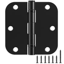 Dobradiças para Porta TDCHINGES 3,5" Preto Fosco com Rolamento de Esferas