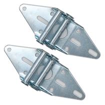 Dobradiças para portas de garagem Wulankd 2 em aço galvanizado, pacote com 2