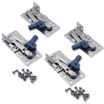 Dobradiças Pivotantes com Fechamento Suave Hxszk LD-0220-50SC - Kit com 4 Unidades Dobradiças Pivotantes com Fechamento Suave Hxszk LD-0220-50SC - Kit com 4 Unidades