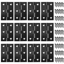 Dobradiças QANQIUPLE Black Butt 7,62 cm para janelas de portas de móveis