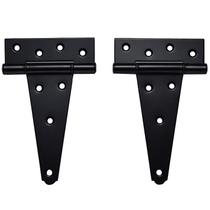 Dobradiças SANKINS 15 cm tipo T reforçadas pretas, 2 unidades Dobradiças SANKINS 15 cm tipo T reforçadas pretas, 2 unidades