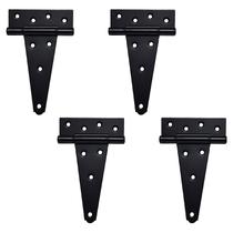 Dobradiças SANKINS T de 6" para serviço pesado, aço preto
