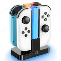 Doca De Carregador De Controlador De 4 Slots Para Nintendo Switch Joy Con Com Suporte De Estação De