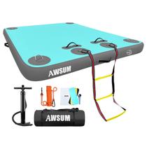 Doca flutuante inflável AWSUM Air Dock Platform 180x150x15cm Doca flutuante inflável AWSUM Air Dock Platform 180x150x15cm