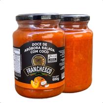 Doce Abóbora com Coco Ralado Franchesco 680g Tradicional Doce Abóbora com Coco Ralado Franchesco 680g Tradicional