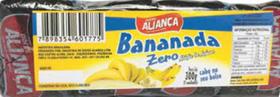 Doce Bananada Zero Aliança - Pacote 300G