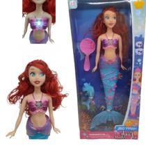 Doce Boneca Sereia Com Música Para Sua Filha Ideal Para Presente Oficial