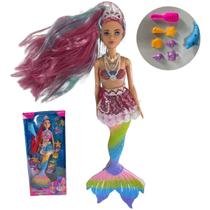 Doce Boneca Sereia Que Brilha Para Sua Filha Ideal Para Presente Oficial