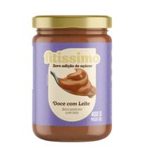 Doce Com Leite Fitíssimo Diet 400g Zero Açúcar, Zero Lactose e Sem Glúten Sobremesa Saudável