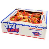 Doce Copo Banana TonyKelly com 50 unidades