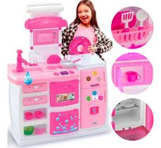 Doce Cozinha Infantil Completa Com Acessórios Magic Toys Doce Cozinha Infantil Completa Com Acessórios Magic Toys